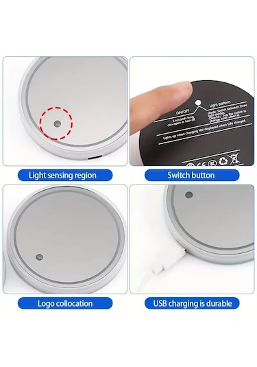 Led Araba Bardak Altlığı