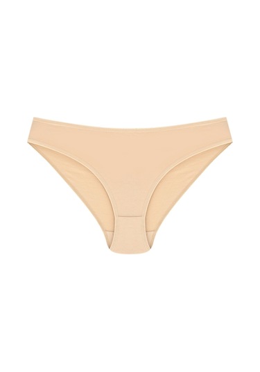 Bonbonetti Kadın Pamuklu Bikini Model  3'Lü Paket Siyah Beyaz Ten Kadın Külot Çok Renkli