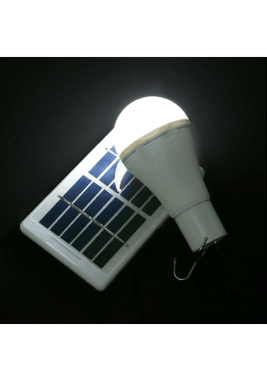 Qingmipy "20 Led Güneş Enerjili Taşınabilir Lamba - 3 Parlaklık Modu, 1500mah Pil, Ip65 Su Geçirmez, Kamp & Acil Durum Aydınlatması" Diğer