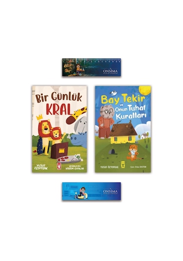 Timaş Çocuk Bay Tekir Ve Onun Tuhaf Kuralları - Bir Günlük Kral Set 2 Kitap