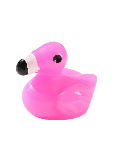 Suntek Mini Flamingo Heykelcik Peri Bahçe Dekorasyon Minik