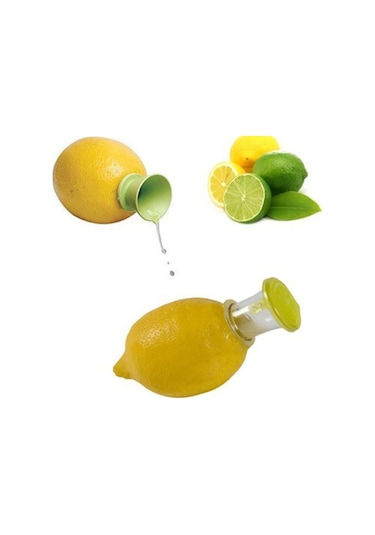 2 Adet Pratik Limon Sıkacağı Kapaklı Limonluk