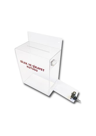 Pleksi Dilek Istek Şikayet Kutusu Büyük Boy