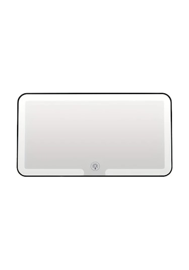 Lumaworld Siyah Led'li Ayrılabilir Araç Makyaj Aynası - Usb Şarjlı Pratik Vanity Aynası Siyah