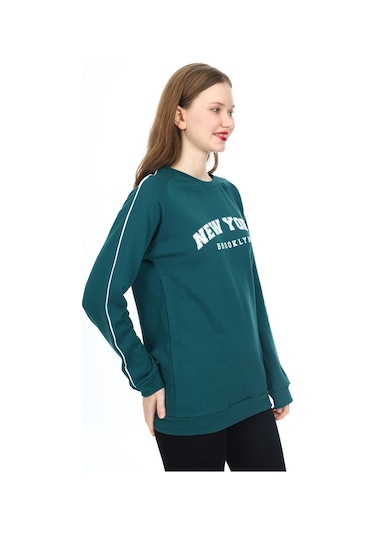 Kadın Sweatshirt - Şerit Garnili 0156mvng 001