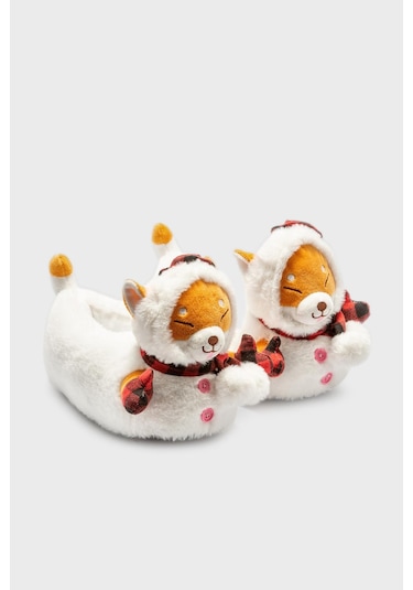 Twigy Unisex Çocuk Panduf Cc0631 Beyaz