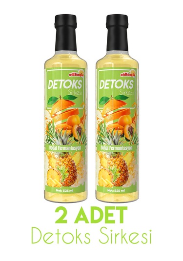Güllüoğlu Detoks Sirkesi X 2 Adet 525 Ml