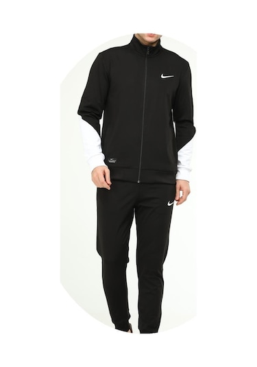 Nike Ea-4050 Battal Beden Erkek Polyester Eşofman Takımı Siyah