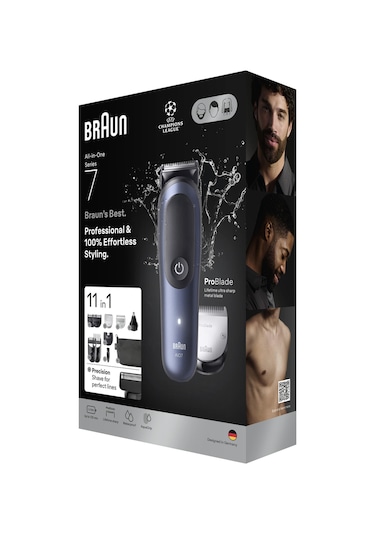 Braun Hepsi Bir Arada Series 7, 11 İ 1 Arada Tıraş Kiti, Problade, Autosense, Aıo7540
