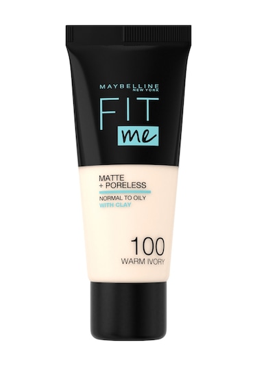 Maybelline New York Fit Me Matte+Poreless Fondöten 100 Warm Ivory