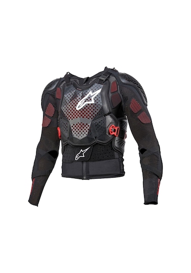 Alpinestars Bionic Tech V3 Body Armour Tam Gövde Koruma Siyah Beyaz Kırmızı