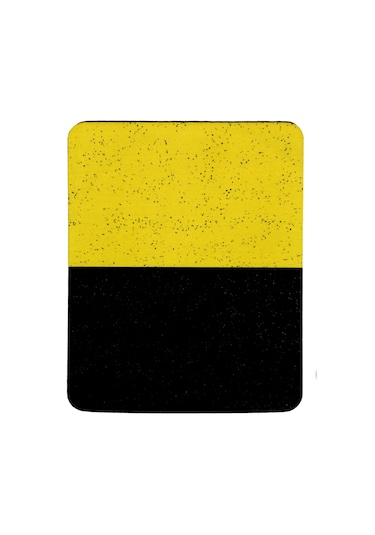 Sarı Siyah Kum Desen Tip Kaymaz Taban Optik Bilgisayar Notebook Mouse Pad Mausepad