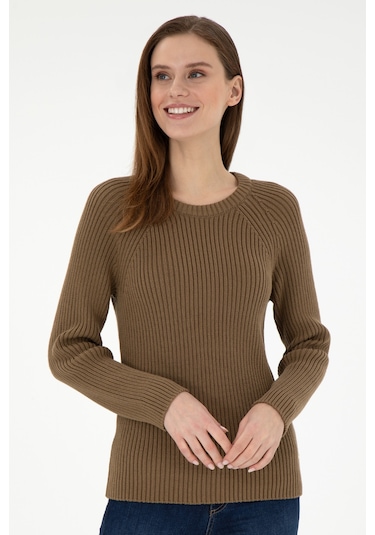 U.s. Polo Assn. Kadın Haki Kazak /triko 50297095-vr027 Haki