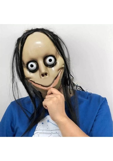 Jl Uzun Saç Maskesi İle Yeni Cadılar Bayramı Korku  Maske V