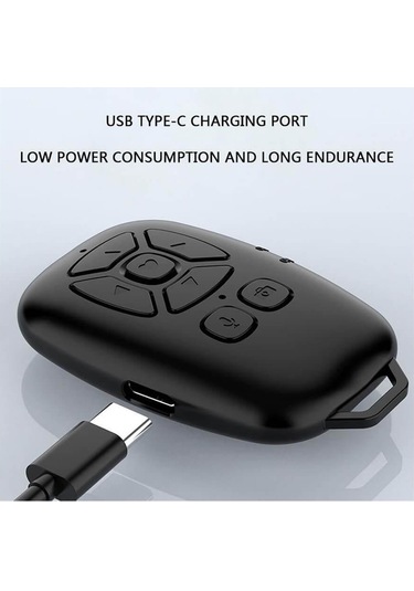 Instagram Tiktok Bluetooth Uzaktan Kumanda Sayfa Çevirici Video Kaydı Selfie Kumandası