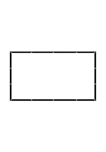 150 İnç 16:9 Kanvas Projeksiyon Ekranı - Katlanabilir, Taşınabilir Ve Kolay Asma Özelliği İle Renkli Görüntü Sunumu