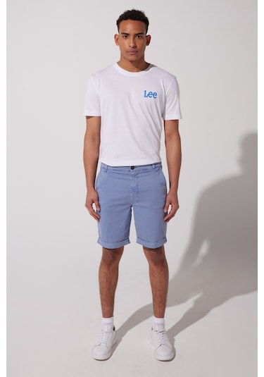 Regular Fit Normal Kesim Normal Bel Lacivert Esnek Şort L231145410 Navy