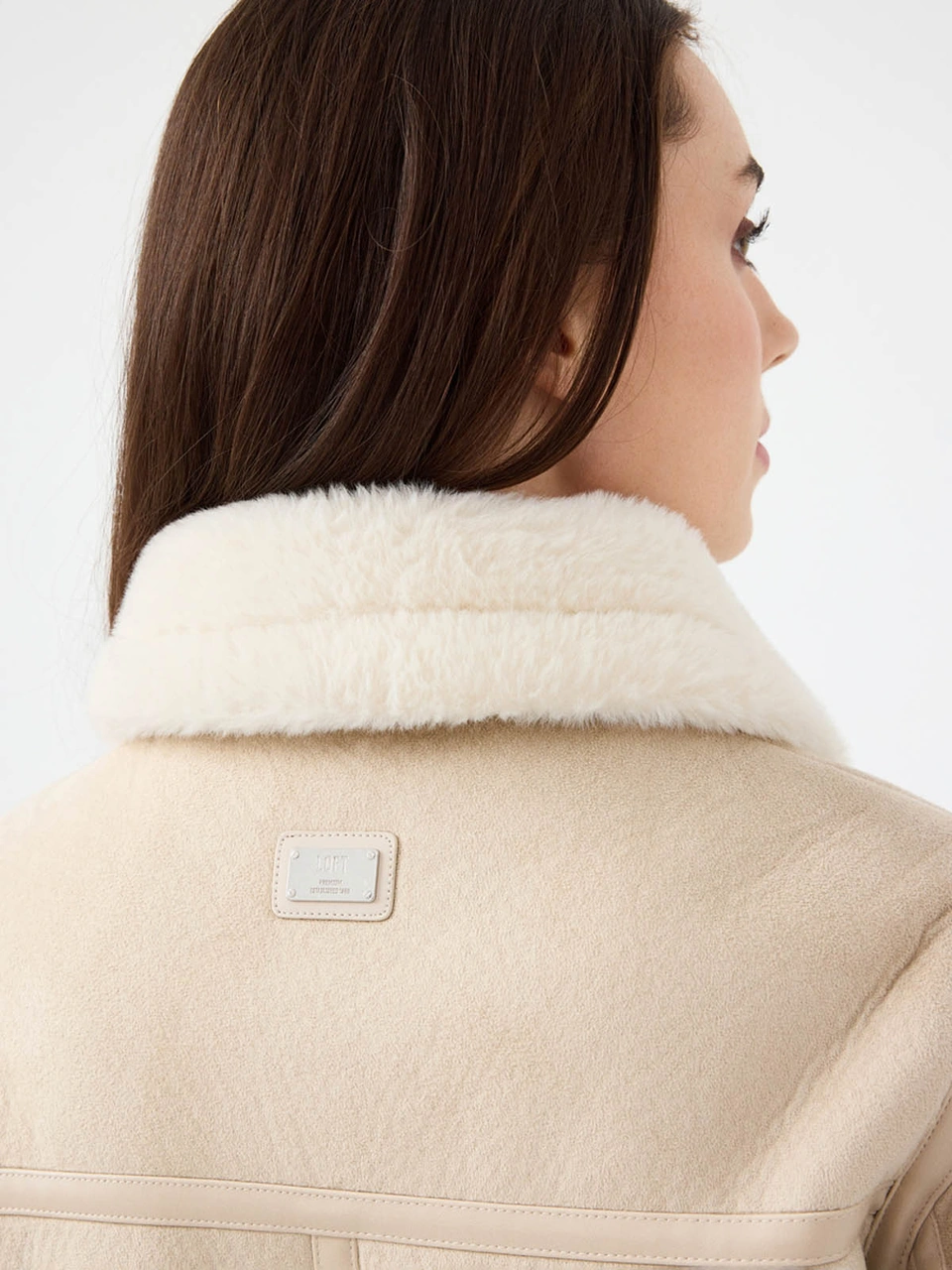 Loft Loose Long Crop Taş Kadın Mont Lf2040674 Taş