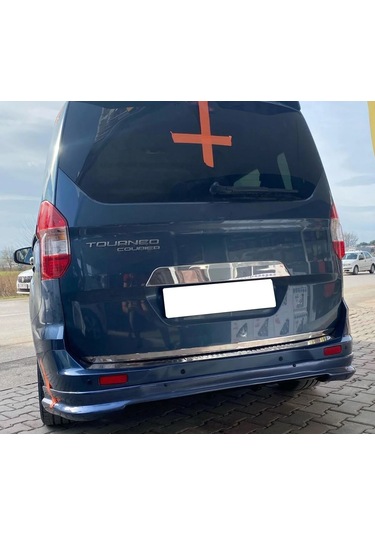 Ford Courier Arka Ek Difüzör Siyah Plastik 2014 2015 2016 2017 2018 Arka-difizör-bodykit-ek-karlık