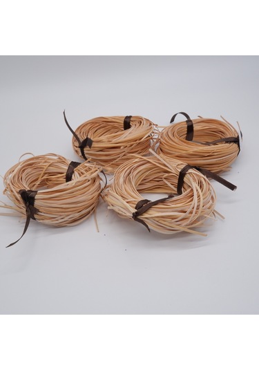 Yassı Rattan Doğal Bambu Çubuk 35 Gr Brüt - 2 Mm Rattan Ip