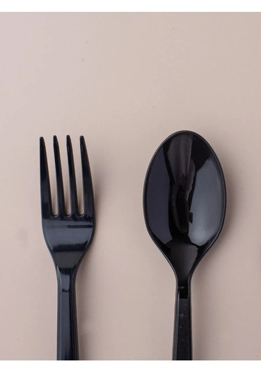 Yuti Shop Çatal Ve Bıçak Takımı Tek Kullanımlık Plastik Set 257312183 Diğer