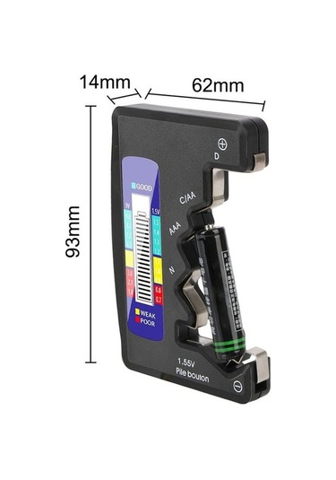 Dancemonkey Life Bt-886 Kompakt Pil Kapasitesi Göstergesi Taşınabilir, Renk: Color , Boyut: Size