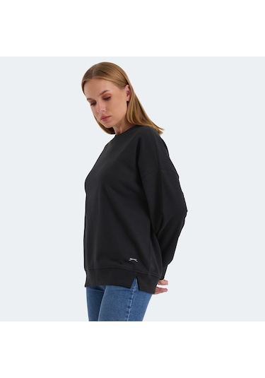 Slazenger VIRTUE Kadın  Siyah Sweatshirt