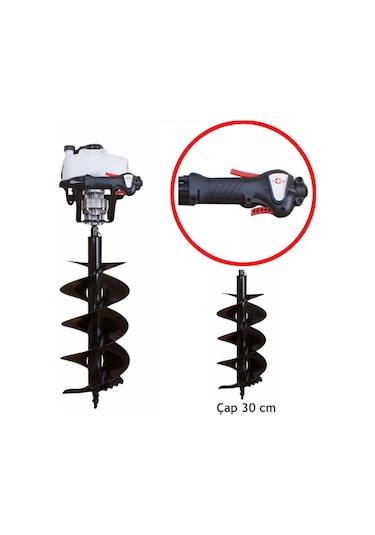 General Power GP-AG63B Toprak Burgu Makinesi 30 CM