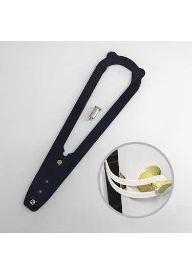 Homyl Ayarlanabilir Kapı Askısı Evcil Hayvan Malzemeleri Siyah