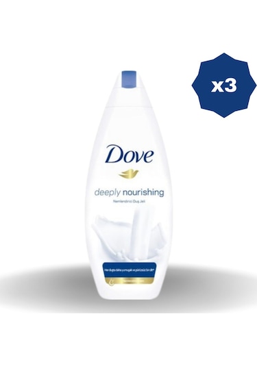 Dove Deeply Nourishing Duş Jeli 3 x 450 ML