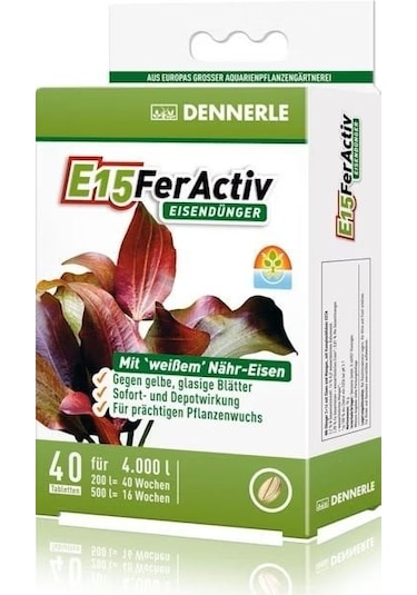 Dennerle E15 Fer Activ 40tablets