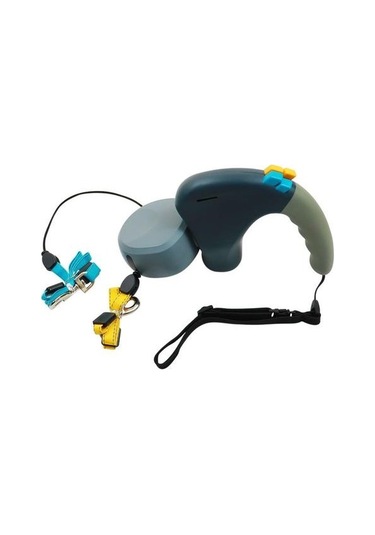 Soulader Güçlü Ve Dayanıklı Uzun Otomatik Geri Çekmeli Tasma Büyük Irk Köpekler İçin Naylon İpli Profesyonel Pet Yürüyüş Tasması Gezdirme Oltası