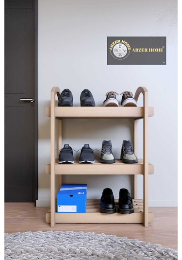 Abzer Home Ayakkabılık Kahverengi Ham