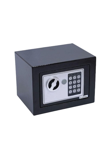 Şifreli Çelik Kasa - Mini Şifreli Elektronik Çelik Kasa - 23 X 17