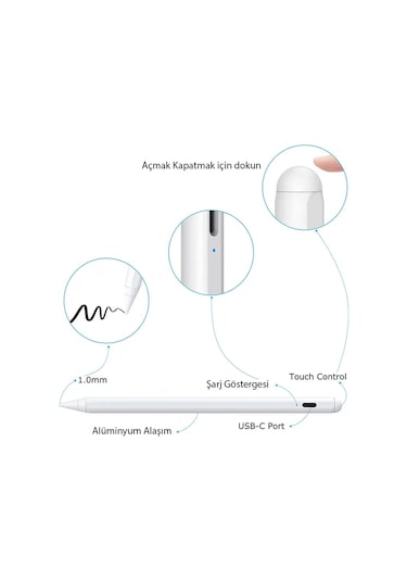 Honor Pad V Serisi Uyumlu Tablet Kalemi