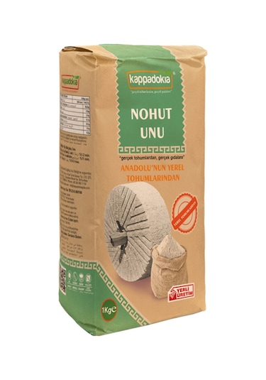 Kappadokia Katkısız Glütensiz Taş Değirmen Nohut Unu 1 Kg