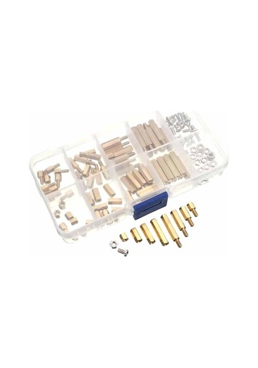 120 Adet Somun Vida H-ex Pirinç Ara Parça Çeşitliliği Seti Kutu Tasarımı M 3 Erkek Dişi Ara Parçalar P-cb Kartı Yeniden Onarım Yenileme İçin Diğer