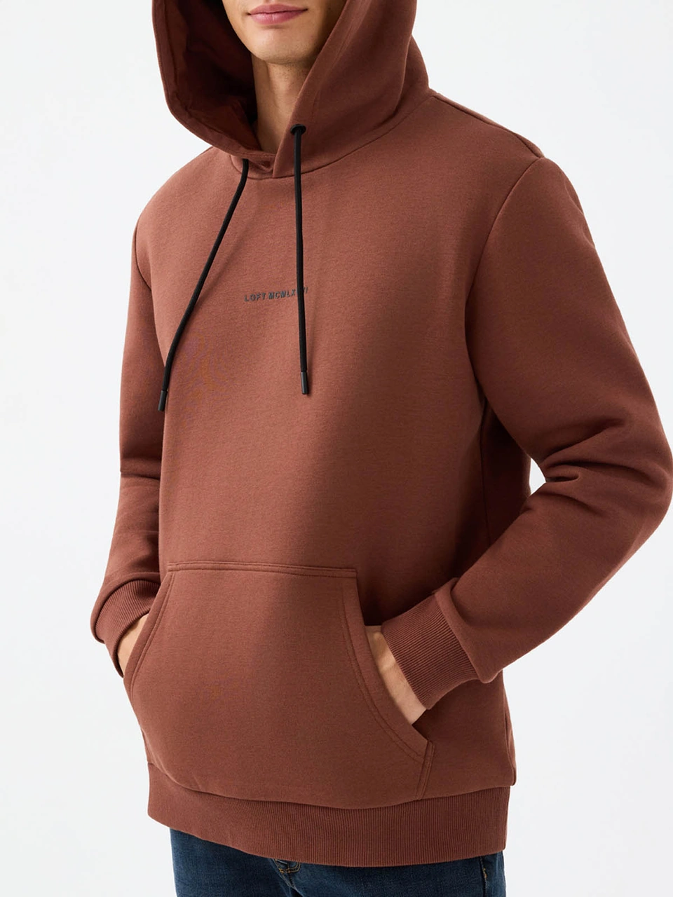 Loft Regular Fit Kahverengi Erkek Sweatshirt Lf2034269 Kahverengi