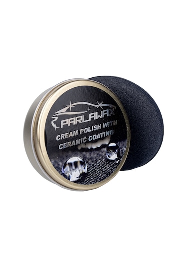 Parlawax Seramik Katkılı Krem Cila 100gr Ve Uygulama Pedi