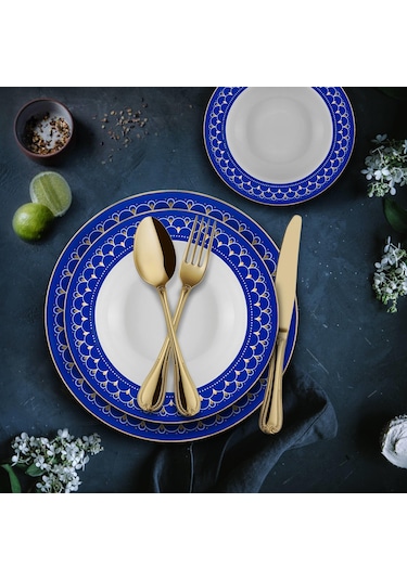 The Mia MIREIRA 24 Parça Yemek Seti - Bone Porselen