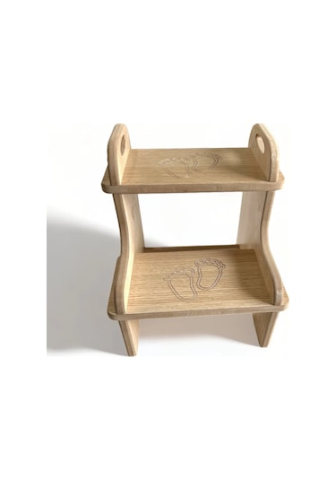 Mdf Basamak Tabure Çocuk Banyo Wc Lavabo Merdiven Yükseltici