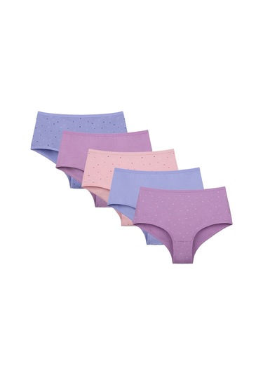 5'li Kadın Külot 068105 İndigo