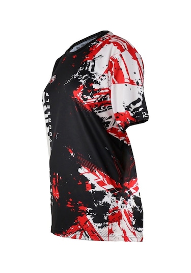 Dragondo Tx8594 Kick Boks Tişört Dijital Baskılı Kick Boxing Tshirt Siyah