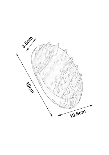 Suntek Saç Derisi Masaj Aleti Yıkama Bakım Fırçası Ev Banyo Menekşe
