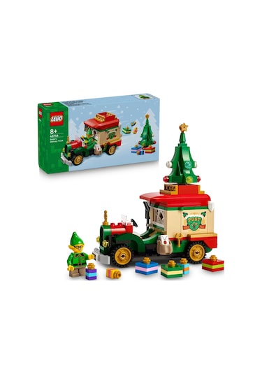 LEGO® Noel Baba’nın Dağıtım Kamyonu 40746 -8 Yaş ve Üzeri Çocuklar için Yılbaşı Hediyesi ve Elf Minifigürü İçeren Oyuncak Yapım Seti (224P)