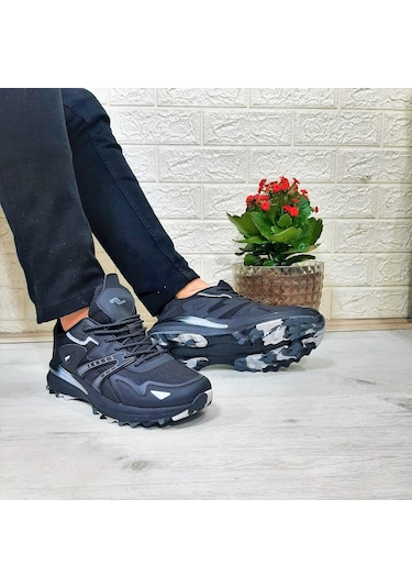 Jump 29725 Siyah Kaymaz Memoryfoam Günlük Spor Ayakkabı 001