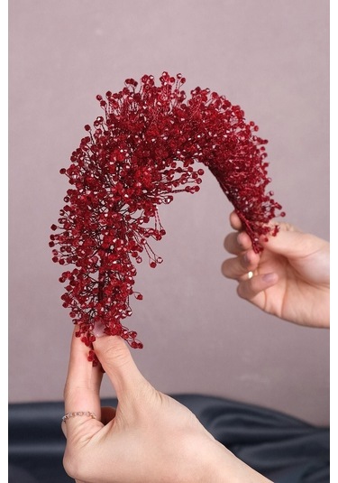 FdayAksesuar Kadın Saç Aksesuarı Bordo FRDY31302