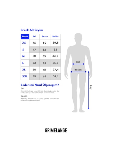Jakob Erkek Dokuma Yıkamalı 4 Cepli Kalın Dokulu Paçası Lastikli Bej Pantolon