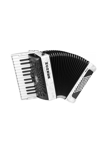 Hohner A16512 Bravo Iı 48 Akordiyon White Pearl