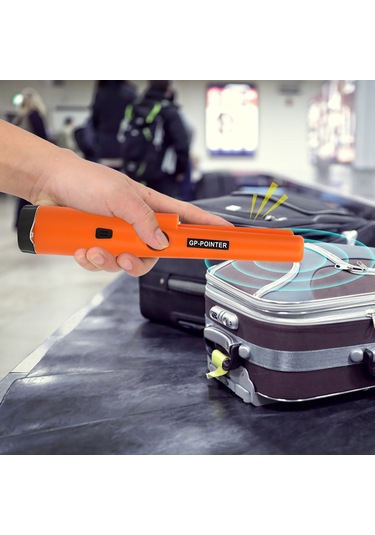 Vkemall El Tipi Metal Dedektörü - Yüksek Hassasiyetli, Ses Ve Titreşim Alarmı, Taşınabilir Tasarım, 3m Algılama Mesafesi Pil Hariç